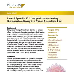 Use of Epiontis ID® to support understanding therapeutic efficacy in a phase 2 psoriasis trial