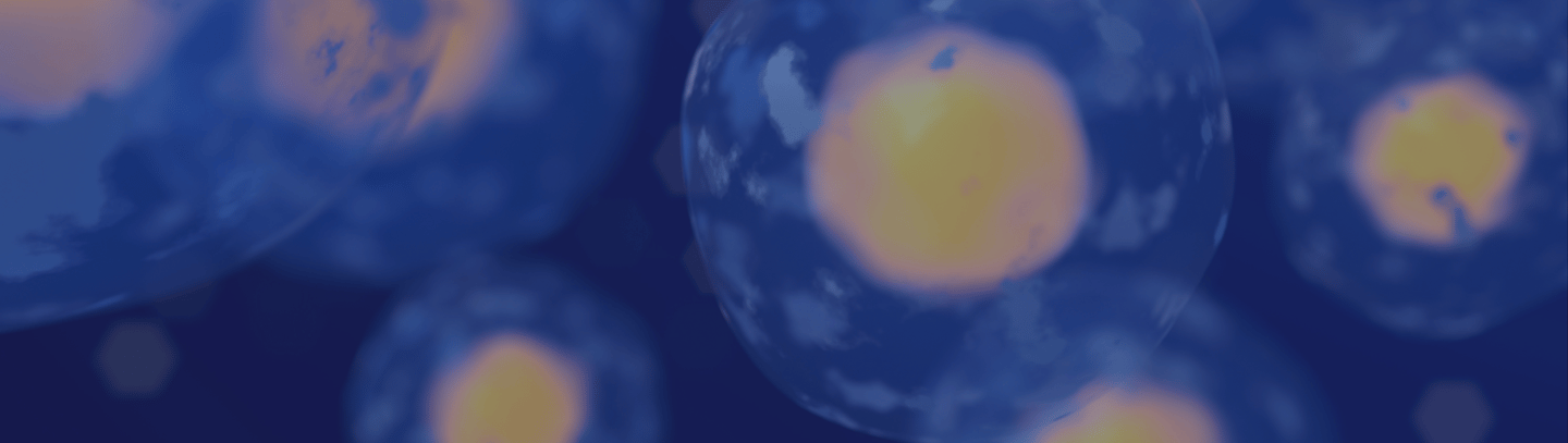 Cells under microscope