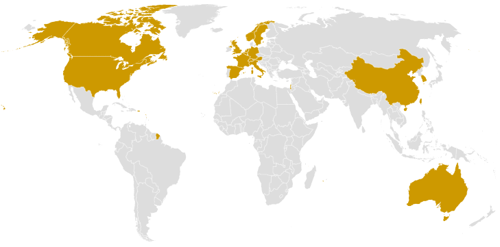 A map of the world
Description automatically generated